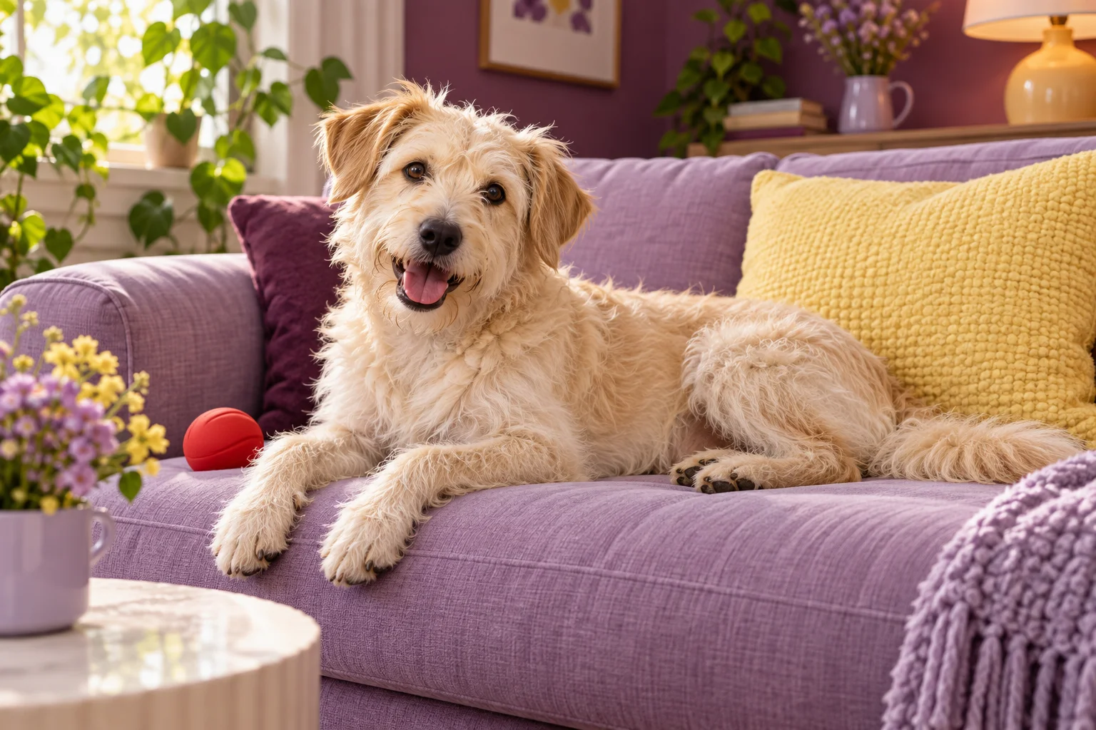 Editorial portrait of a dog